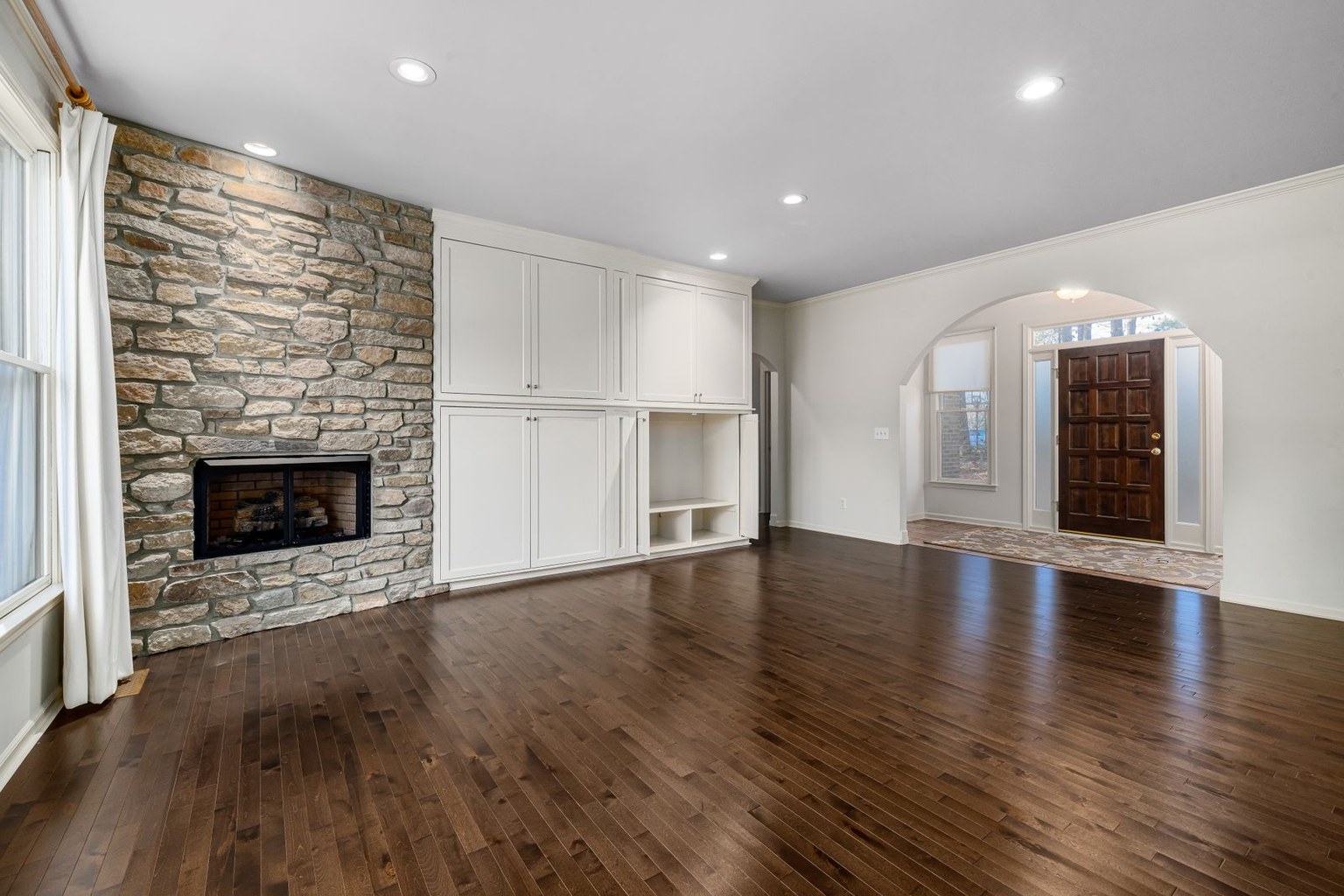 An empty living room